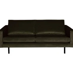 Outlet WOOOD Rodeo 2,5-zits bank velvet Donkergroen