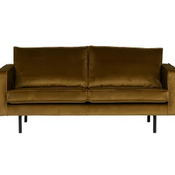 Online WOOOD Rodeo 2,5-zits bank velvet Honinggeel