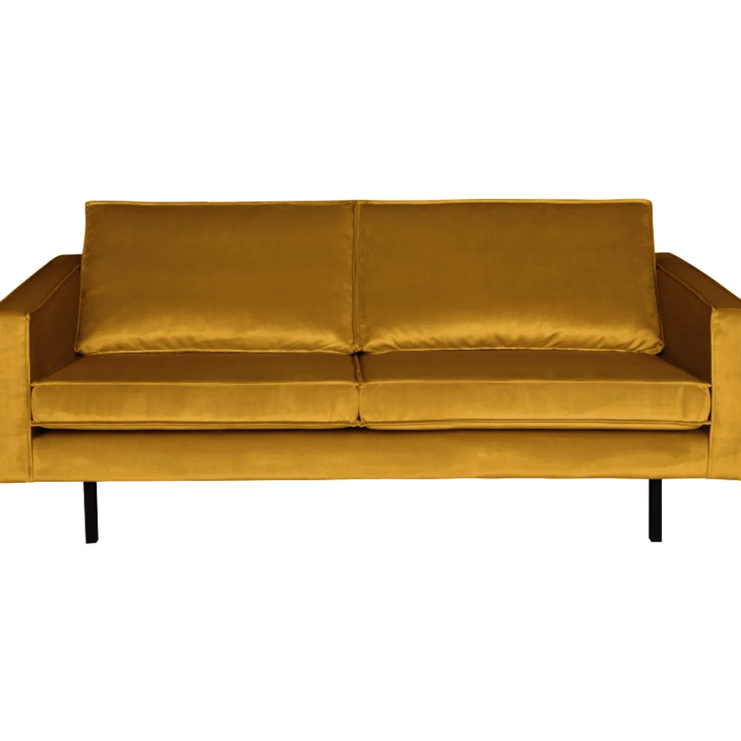 Outlet WOOOD Rodeo 2,5-zits bank velvet Oker