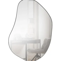 Hot WOOOD Romee organische spiegel metaal zwart 100x70 cm