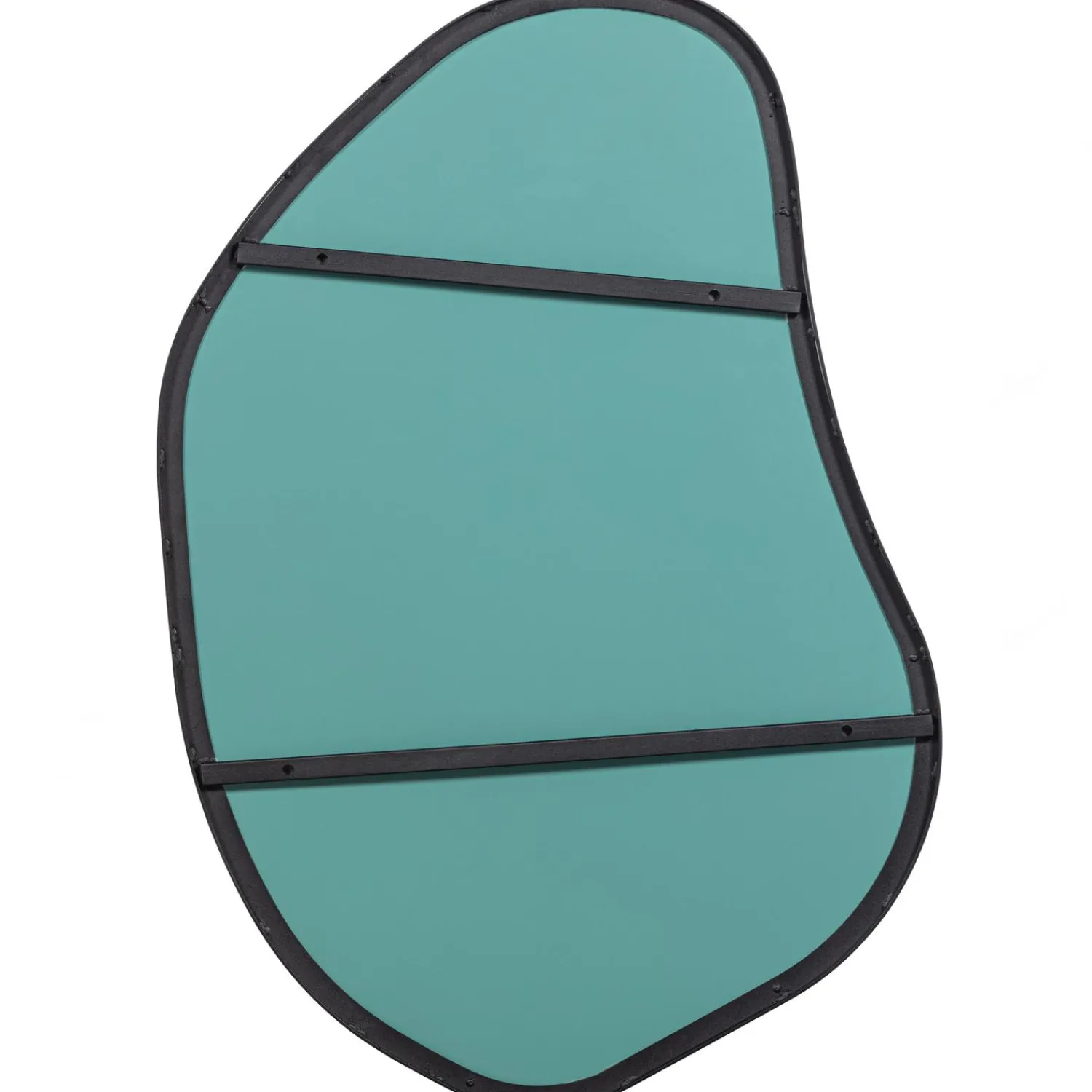 Hot WOOOD Romee organische spiegel metaal zwart 100x70 cm