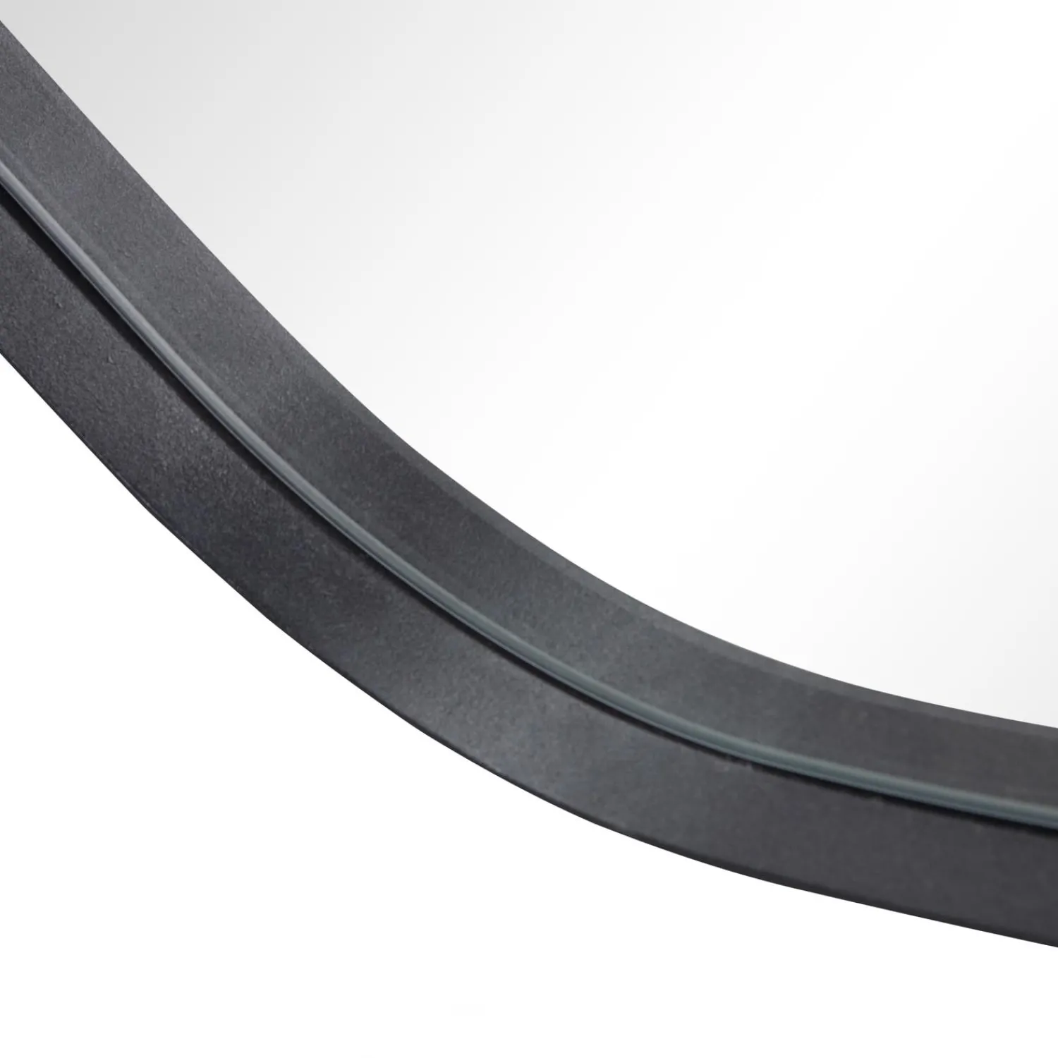 Hot WOOOD Romee organische spiegel metaal zwart 100x70 cm