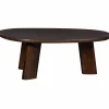 Discount WOOOD Roundly salontafel mango hout walnoot