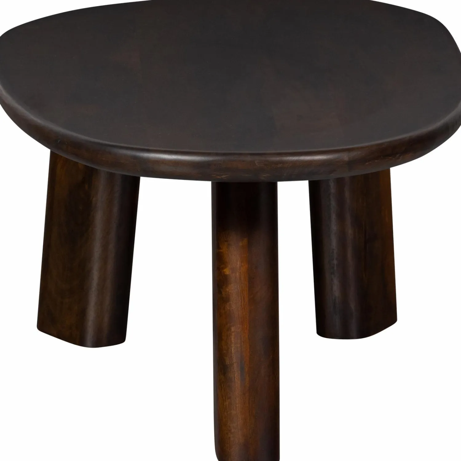 Discount WOOOD Roundly salontafel mango hout walnoot