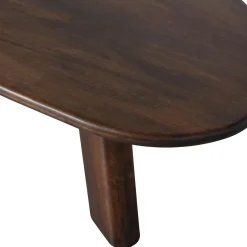 Discount WOOOD Roundly salontafel mango hout walnoot