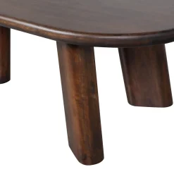 Discount WOOOD Roundly salontafel mango hout walnoot