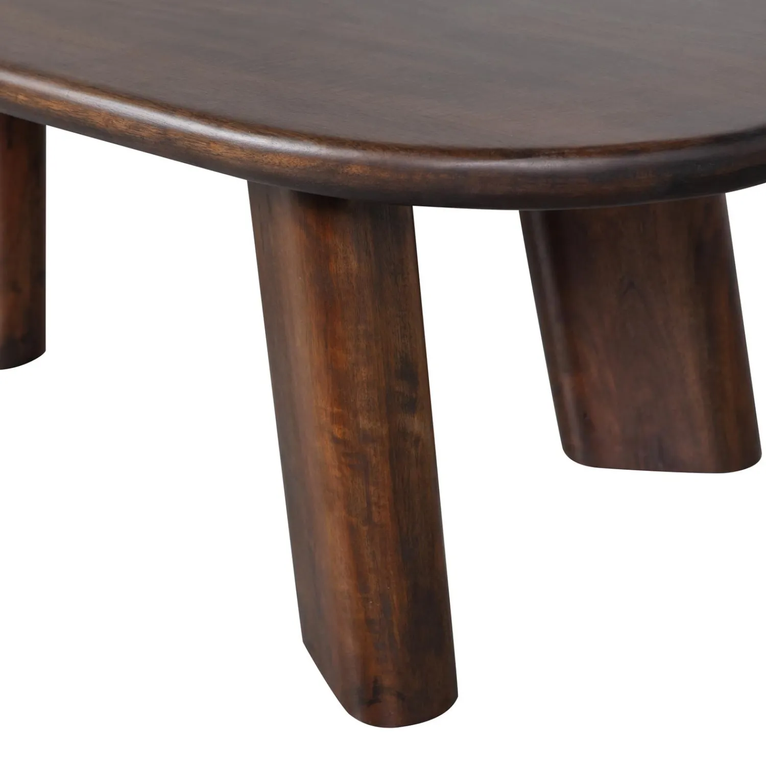 Discount WOOOD Roundly salontafel mango hout walnoot