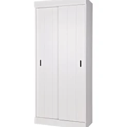 Hot WOOOD Row plankenkast met schuifdeuren