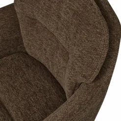 Sale WOOOD Runa eetkamerstoel chenille Warm bruin