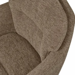 Outlet WOOOD Runa eetkamerstoel chenille donker zand Donkerzand