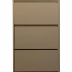 Outlet WOOOD Sabine 3-vaks schoenenkast metaal Zand