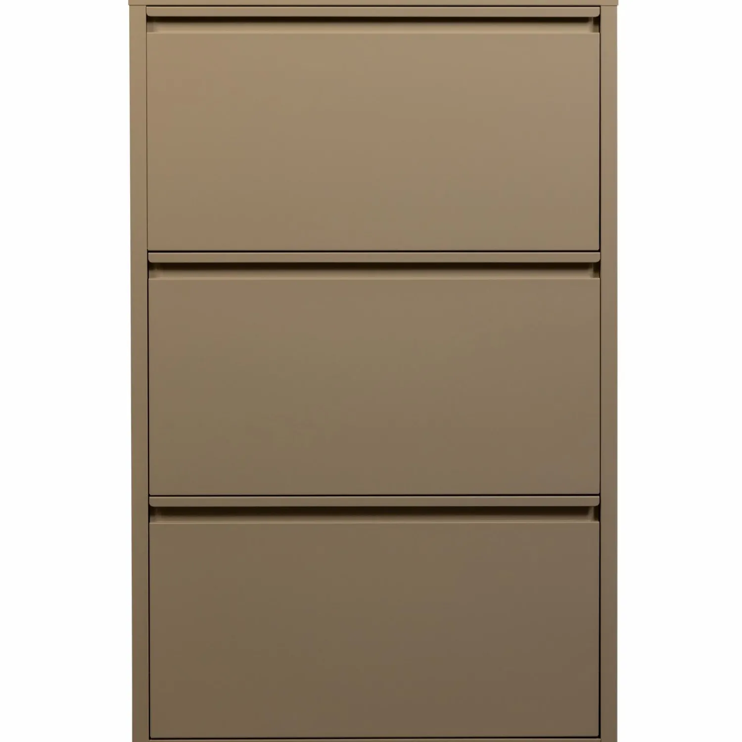 Outlet WOOOD Sabine 3-vaks schoenenkast metaal Zand