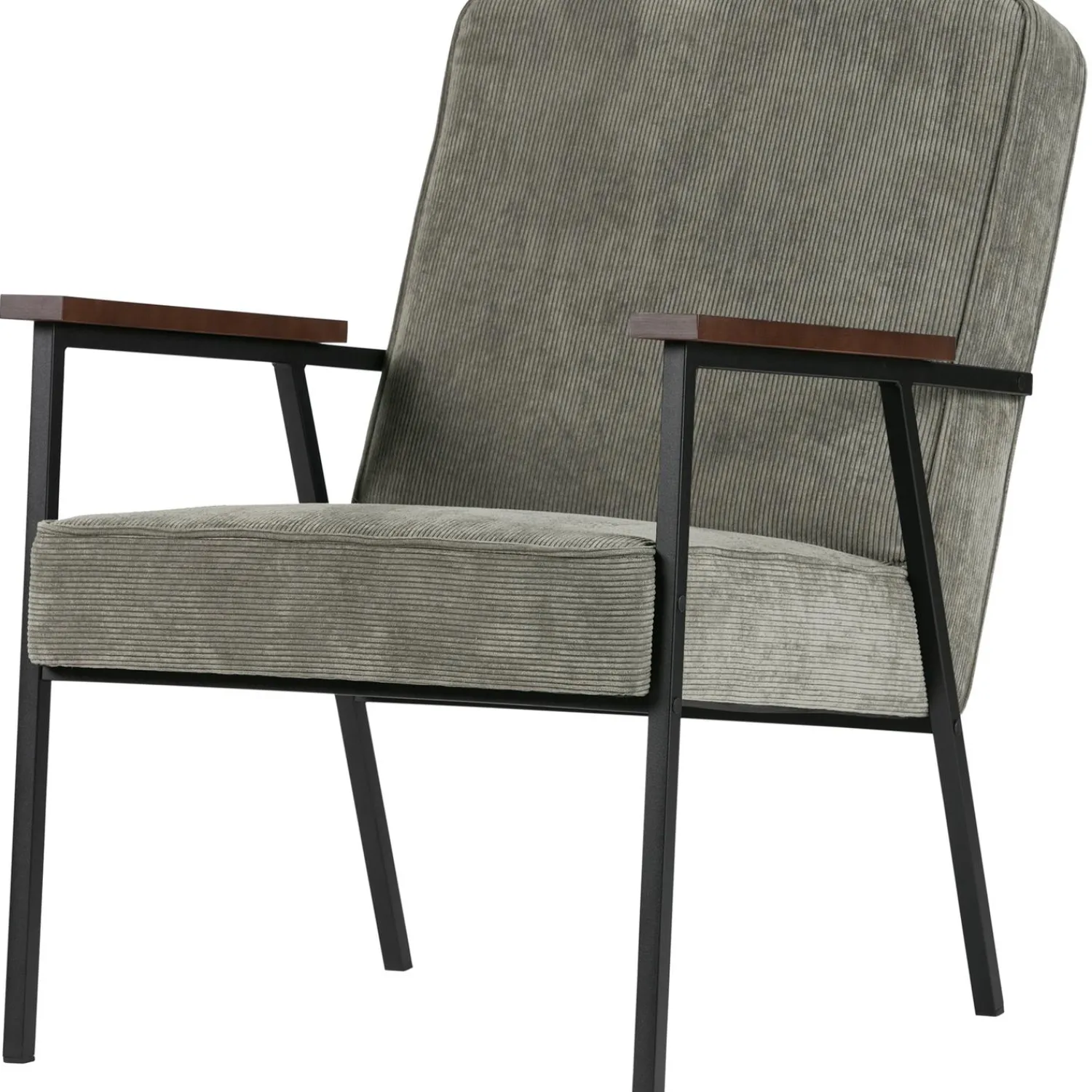 Clearance WOOOD Sally fauteuil verweerd groen