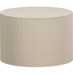 Clearance WOOOD Sanne bijzettafel rond Antiek beige