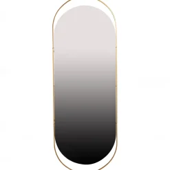 Online WOOOD Sanou passpiegel ovaal XL antique brass 168x60