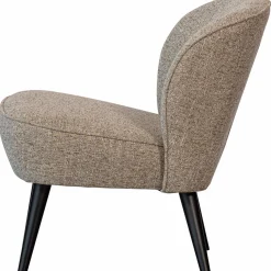 Sale WOOOD Sara fauteuil geweven stof melange Naturel