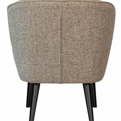 Sale WOOOD Sara fauteuil geweven stof melange Naturel