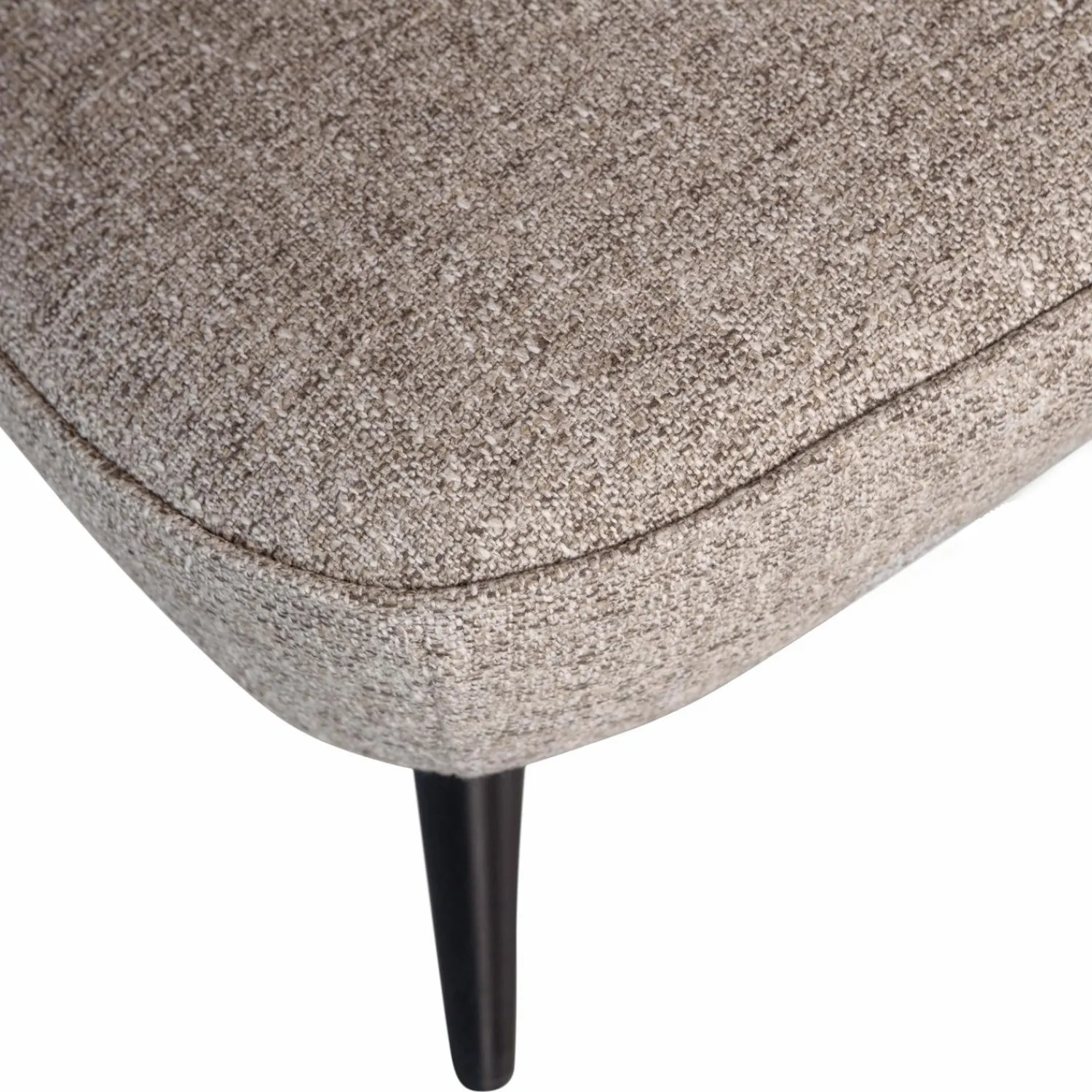 Sale WOOOD Sara fauteuil geweven stof melange Naturel