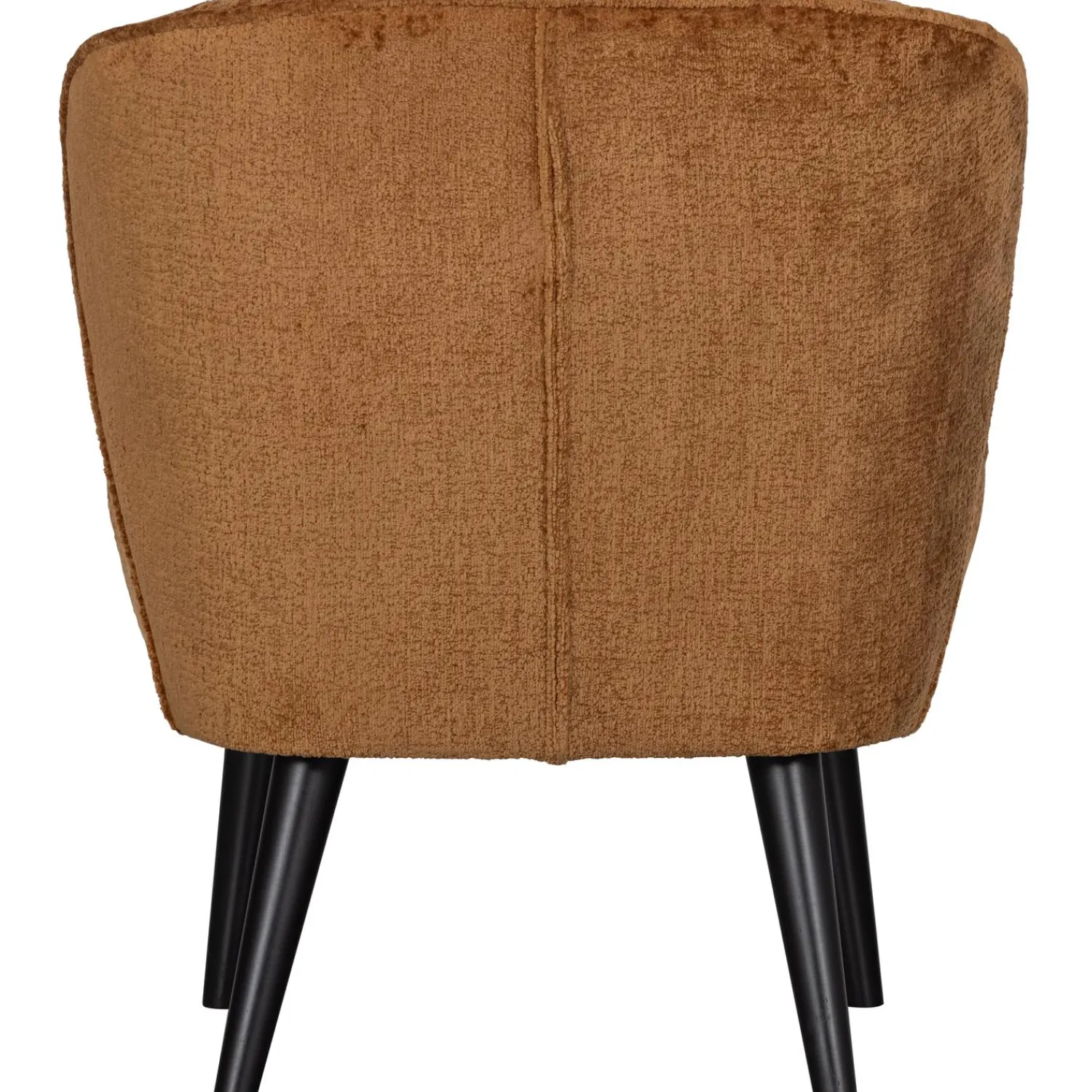 WOOOD Sara fauteuil structure velvet cognac