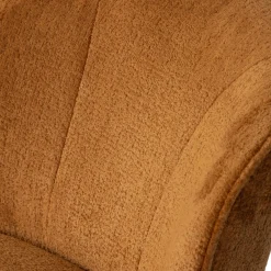 WOOOD Sara fauteuil structure velvet cognac