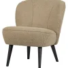 Clearance WOOOD Sara fauteuil teddy zand