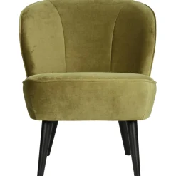 Online WOOOD Sara fauteuil velvet Army