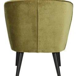 Online WOOOD Sara fauteuil velvet Army