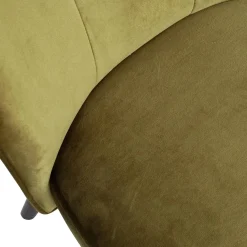 Online WOOOD Sara fauteuil velvet Army