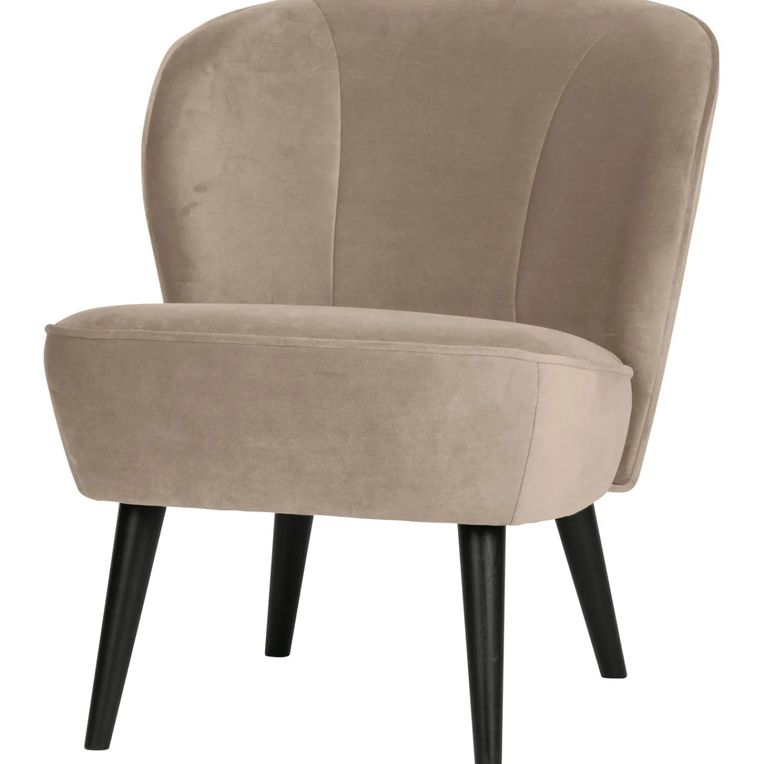 WOOOD Sara fauteuil velvet Khaki