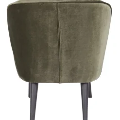 Clearance WOOOD Sara fauteuil velvet warm Groen