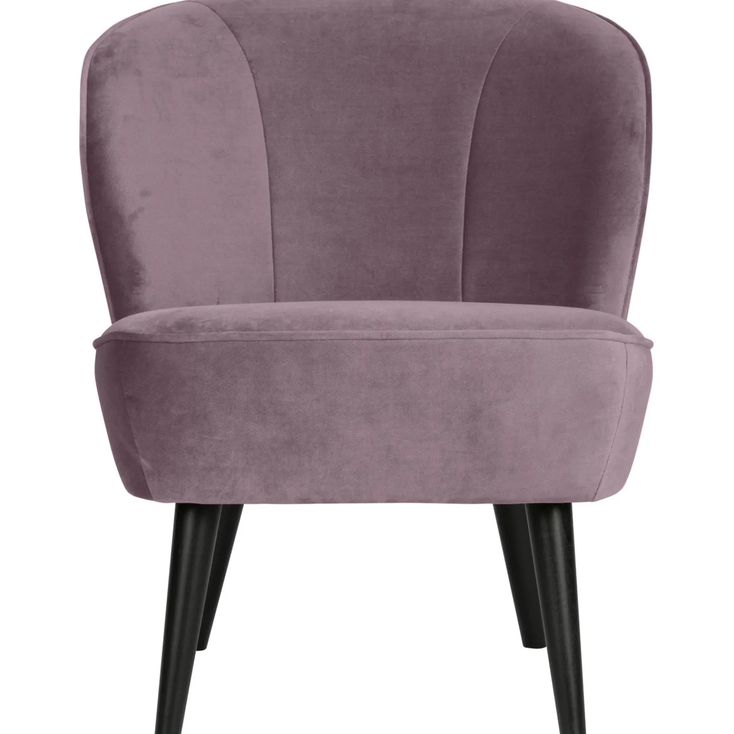 Outlet WOOOD Sara fauteuil velvet Warm lila