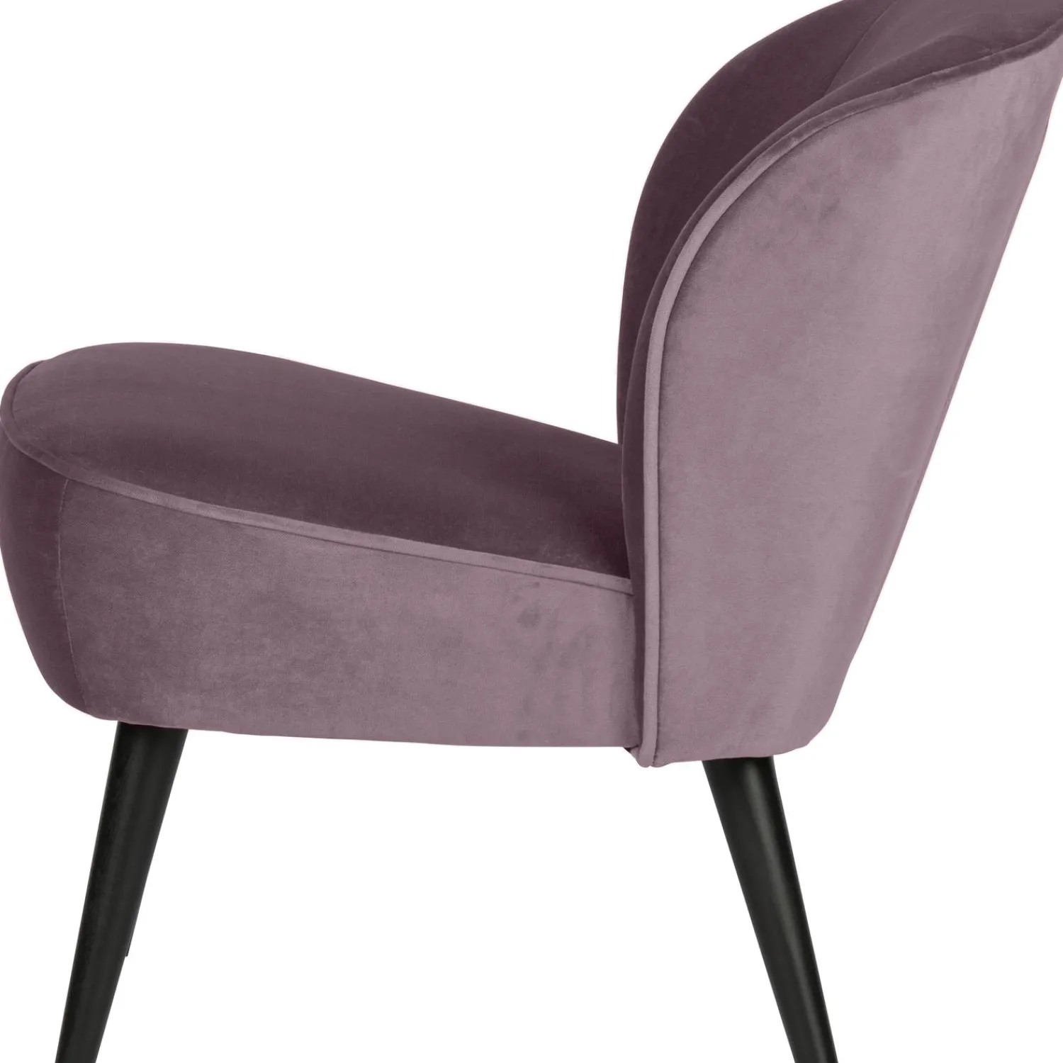 Outlet WOOOD Sara fauteuil velvet Warm lila