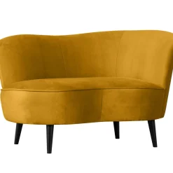 WOOOD Sara lounge fauteuil rechts velvet Oker