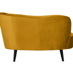 WOOOD Sara lounge fauteuil rechts velvet Oker