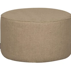 Outlet WOOOD Sara poef laag teddy zand 36xø60