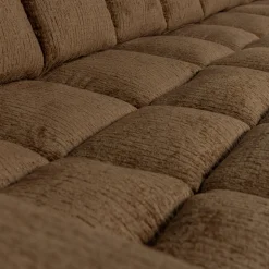 Outlet WOOOD Second Date chaise longue rechts structure velvet Brass