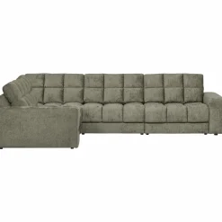 WOOOD Second Date hoekbank links structure velvet Frost