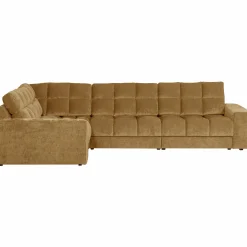 Clearance WOOOD Second Date hoekbank links vintage Goud