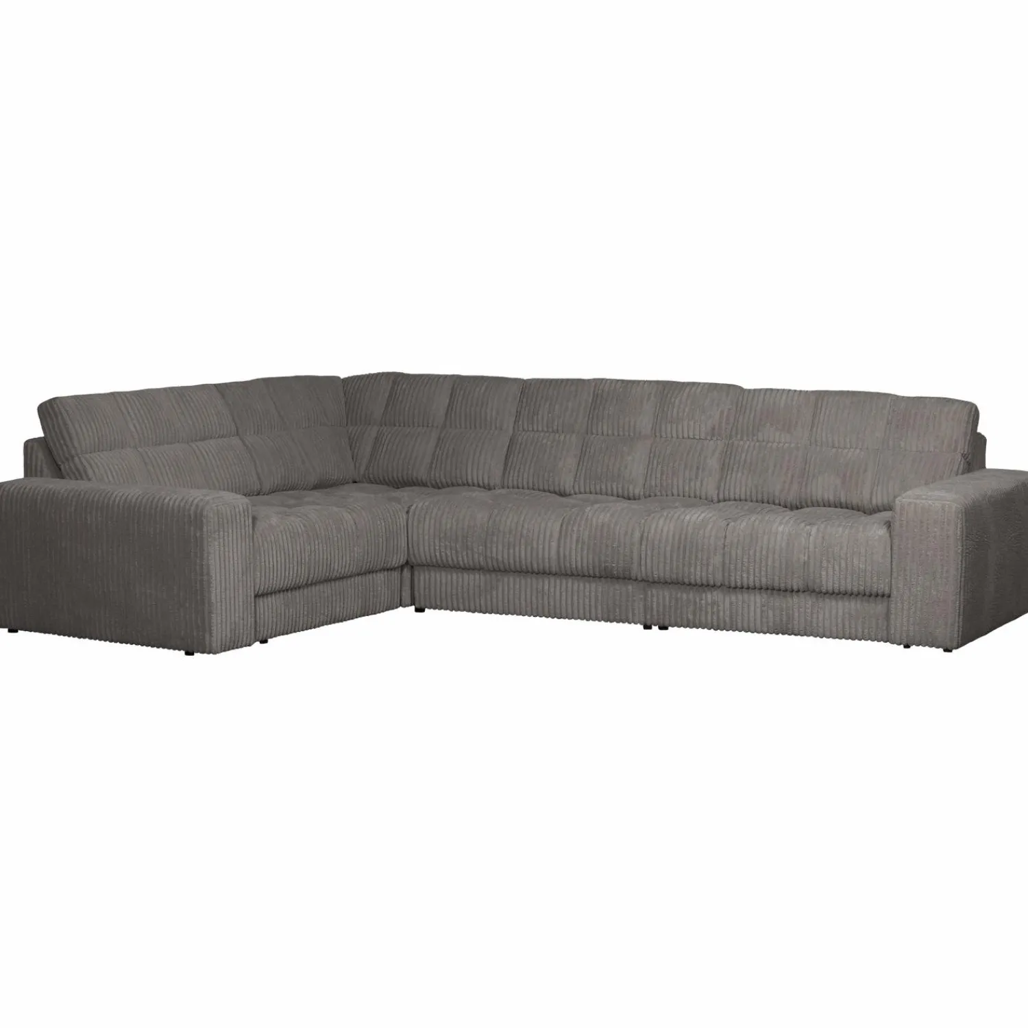 Best WOOOD Second Date hoekbank links ribstof Terrazzo