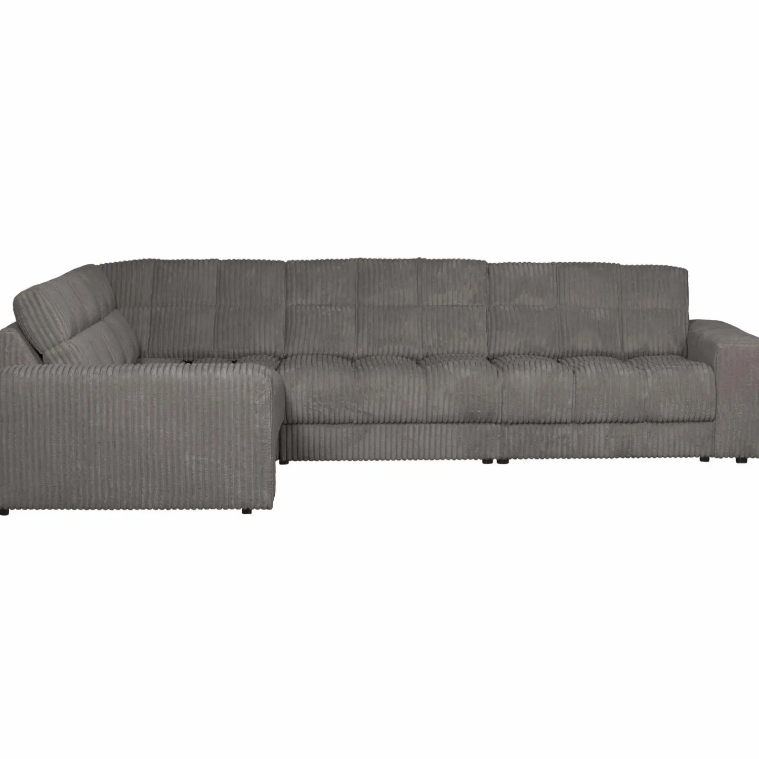 Best WOOOD Second Date hoekbank links ribstof Terrazzo