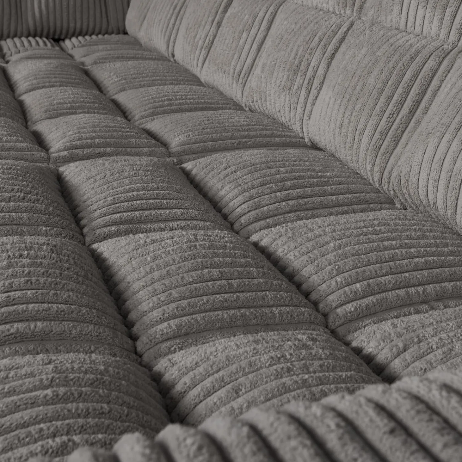 Best WOOOD Second Date hoekbank links ribstof Terrazzo