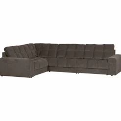 Clearance WOOOD Second Date hoekbank links vintage Warm grijs