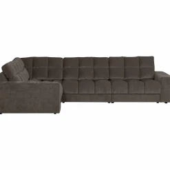 Clearance WOOOD Second Date hoekbank links vintage Warm grijs