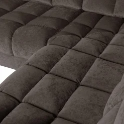 Clearance WOOOD Second Date hoekbank rechts vintage Warm grijs