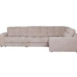 Sale WOOOD Second Date hoekbank rechts ribstof Naturel