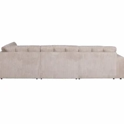 Sale WOOOD Second Date hoekbank rechts ribstof Naturel