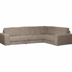 Discount WOOOD Second Date hoekbank rechts ribstof Mud