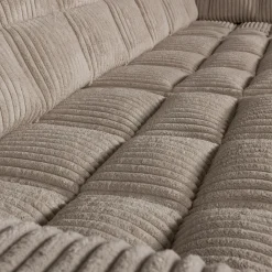 Discount WOOOD Second Date hoekbank rechts ribstof Mud