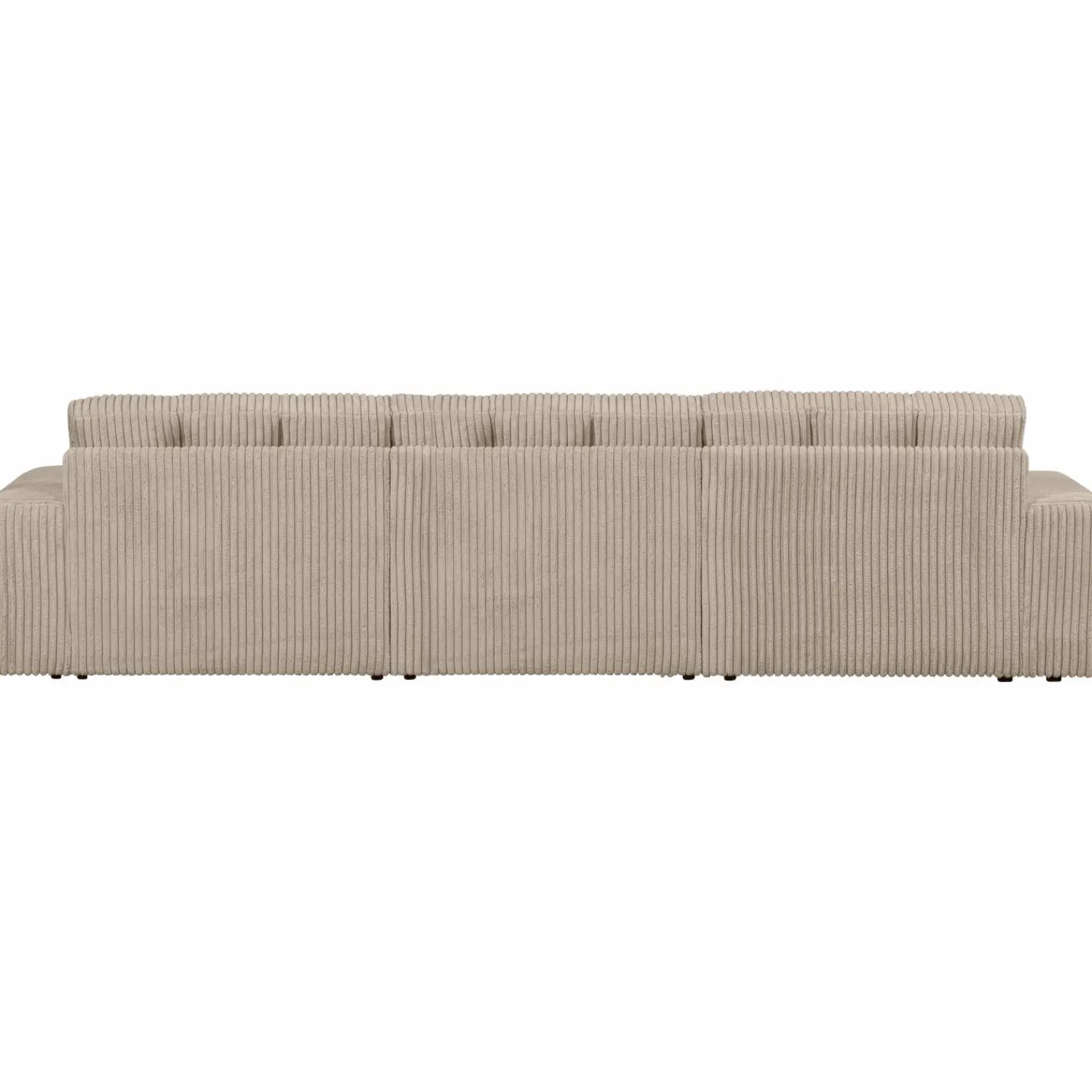 WOOOD Second Date 3-zits bank ribstof Travertin