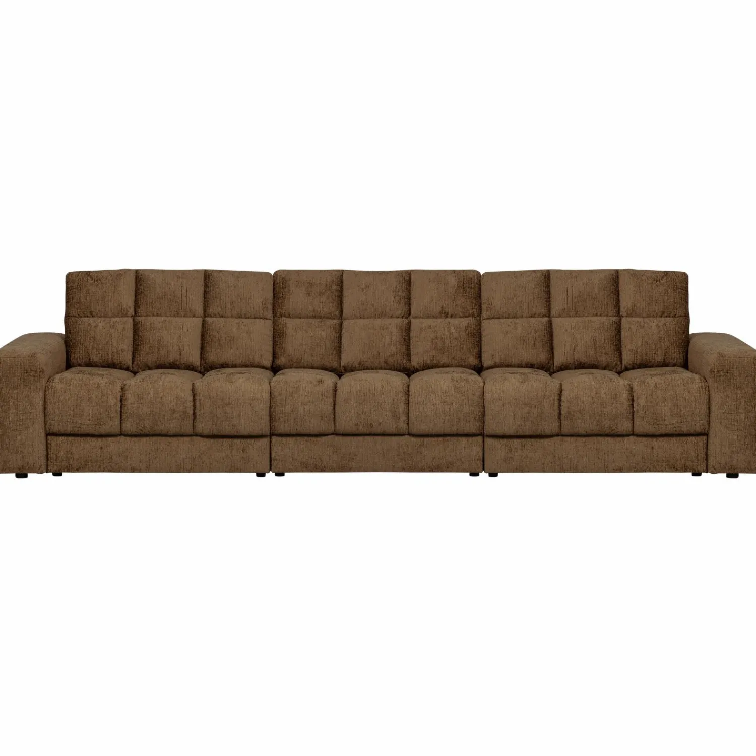 WOOOD Second Date 3-zits bank structure velvet Brass